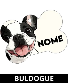 pingente pet buldogue c