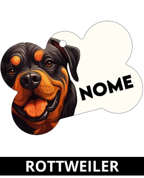 pingente pet rotweiler